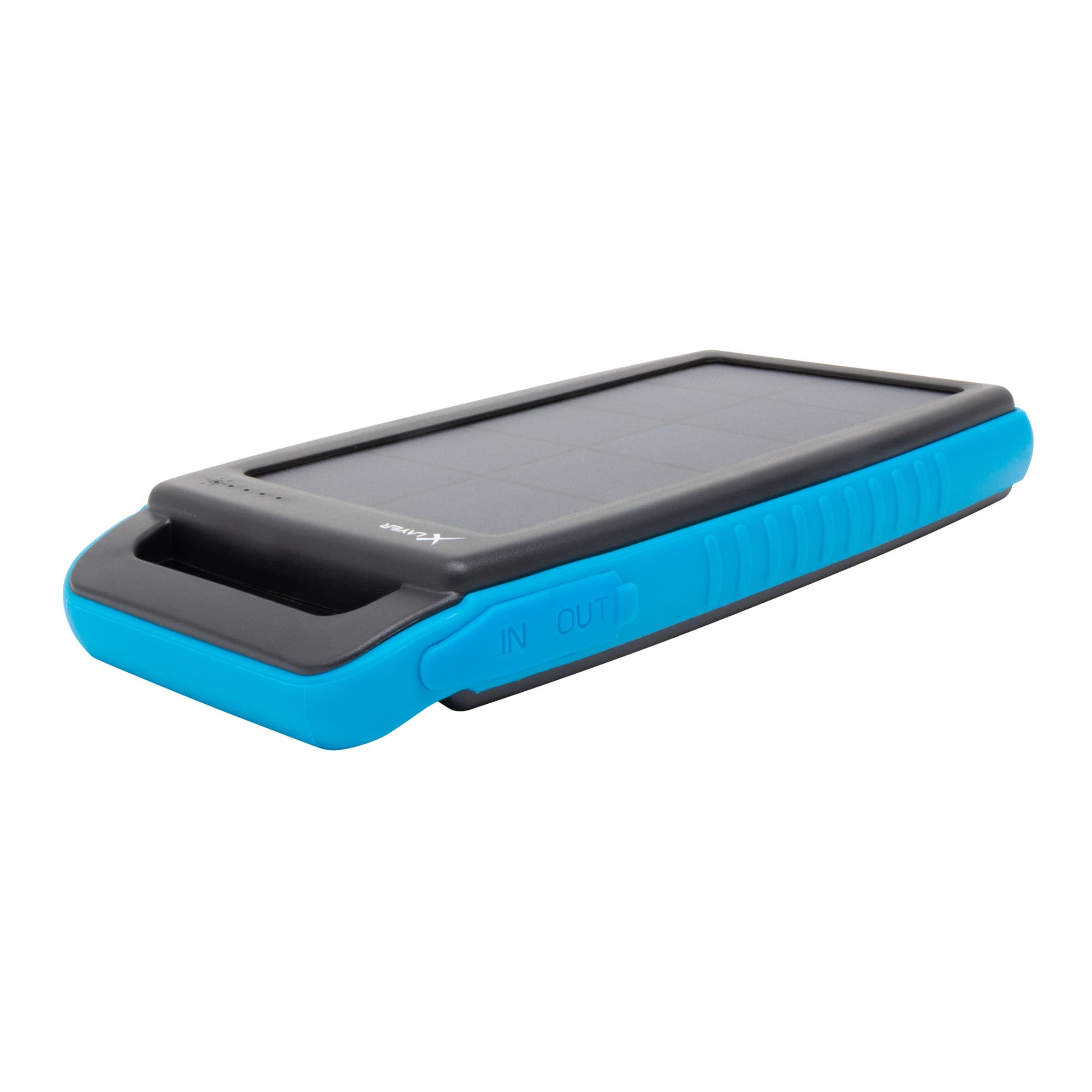 Produktbild Xlayer Zusatzakku Powerbank Solar Black/Blue 15.000mAh 2 von 3