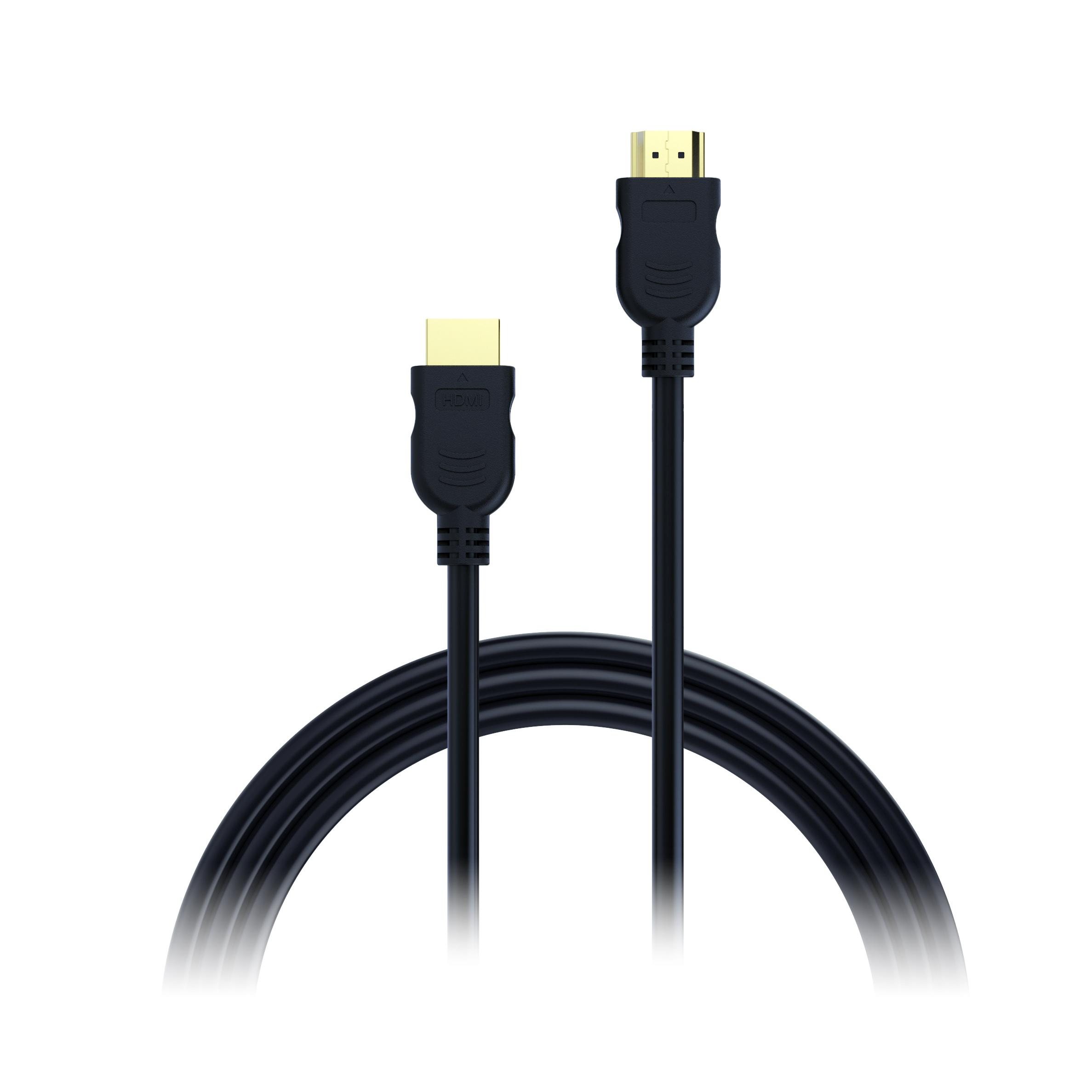 Xlayer Kabel HDMI auf HDMI 4K 3D Support Gold Plated 3,0m Black