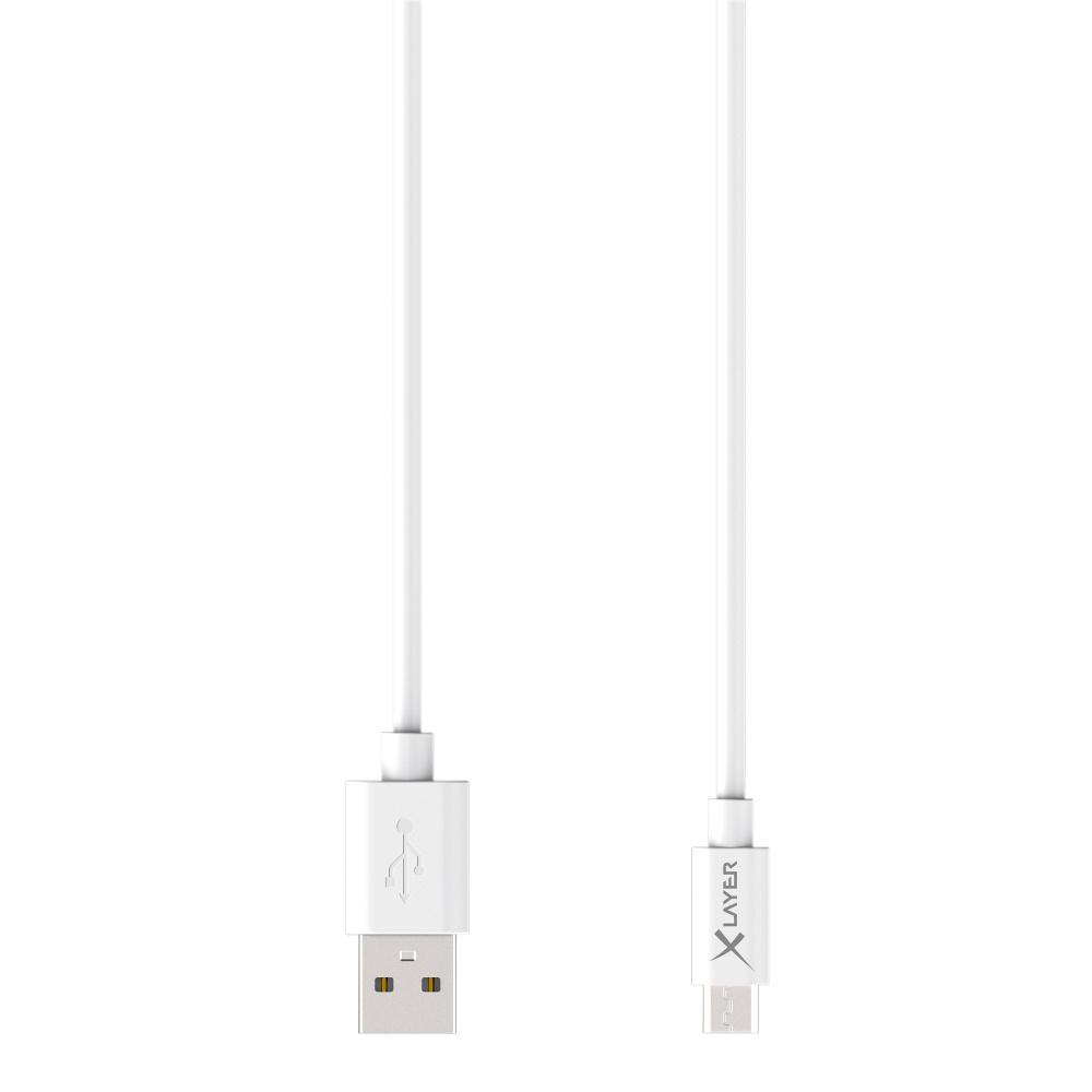 Xlayer Kabel PREMIUM Micro USB Sync&Charge Kabel White 1.20m