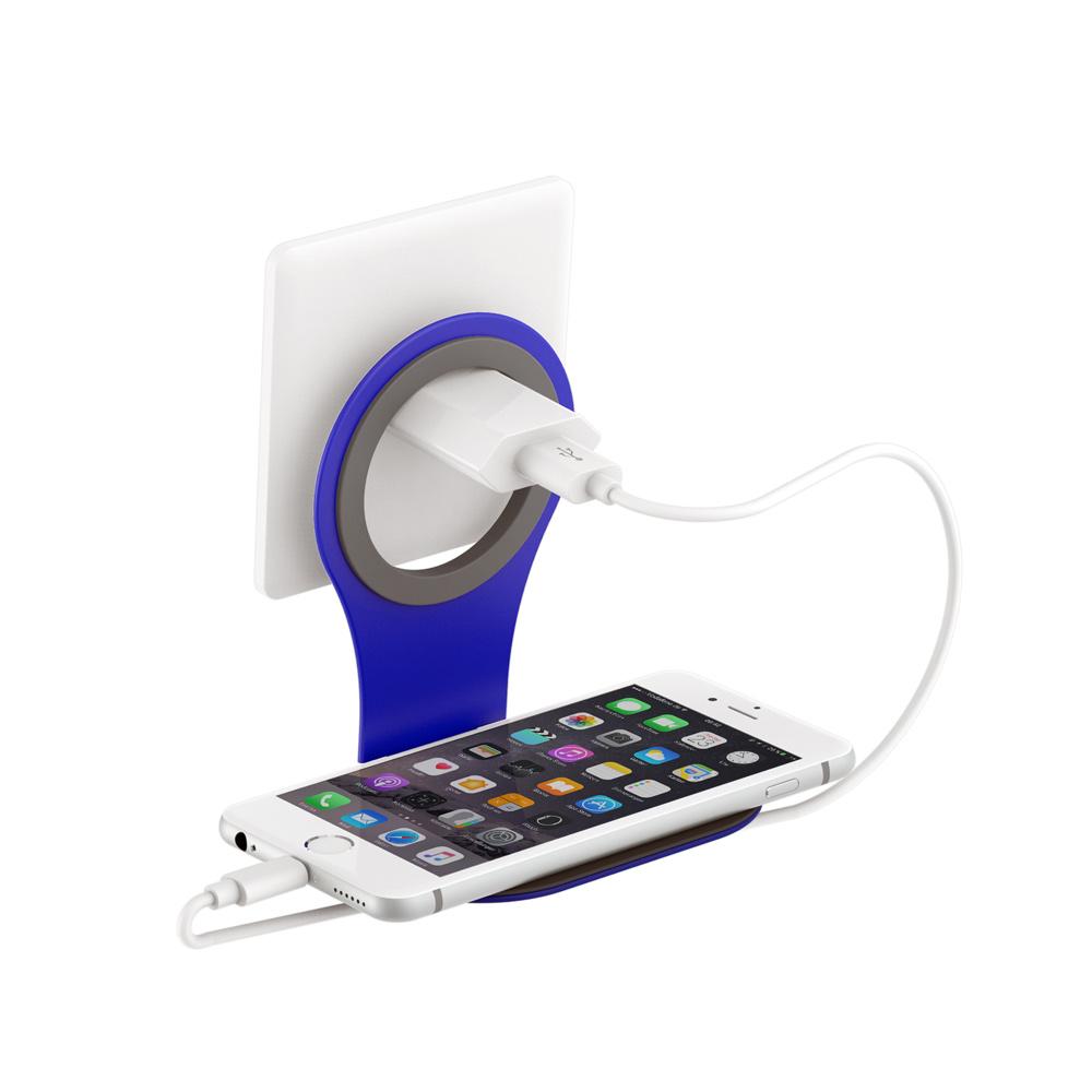 Xlayer Halterung Colour Line Steckdosenhalterung Blue
