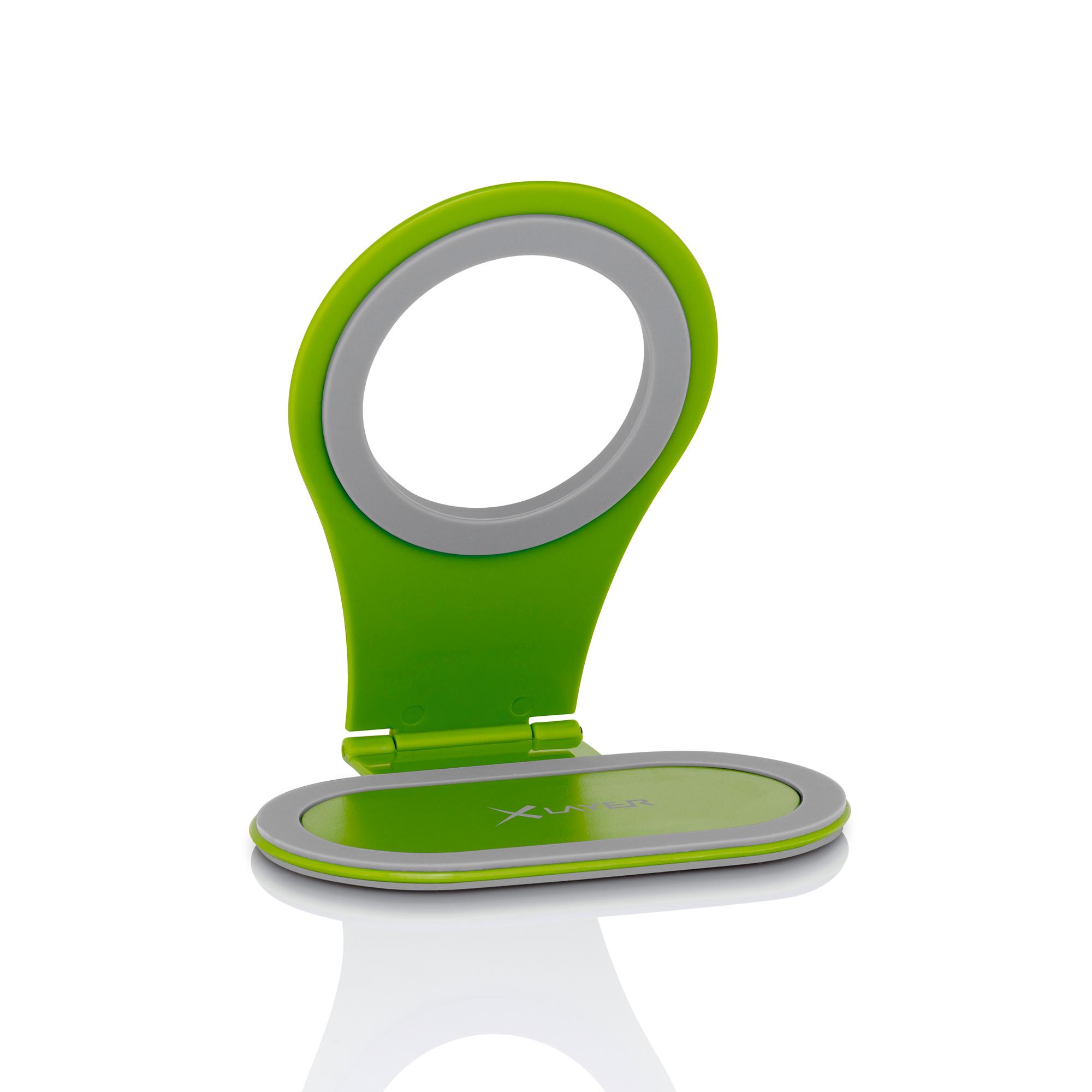 Produktbild Xlayer Halterung Colour Line Steckdosenhalterung Green 2 von 2