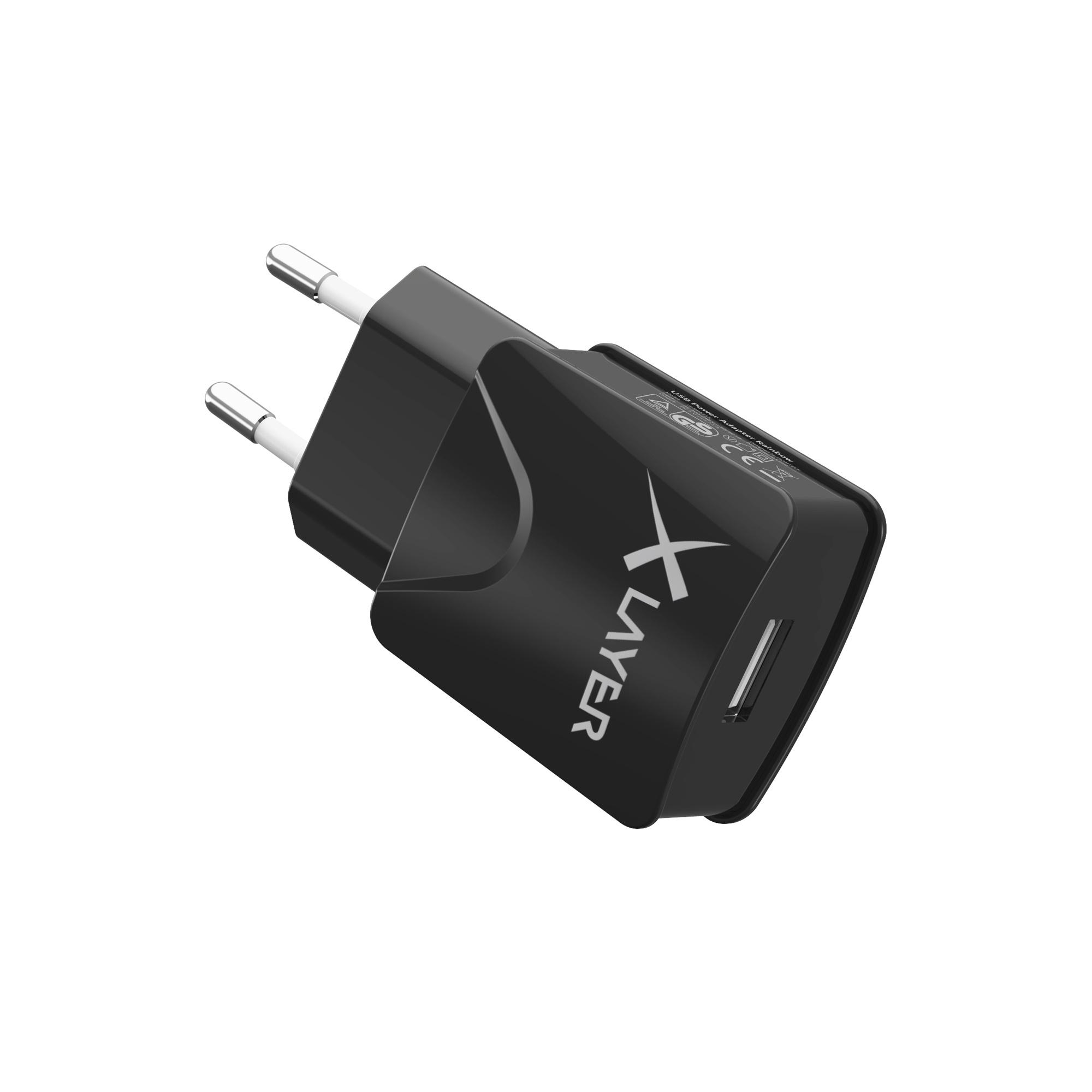 Produktbild Xlayer Ladegerät Colour Line USB Netzteil 2.1A Black 3 von 3