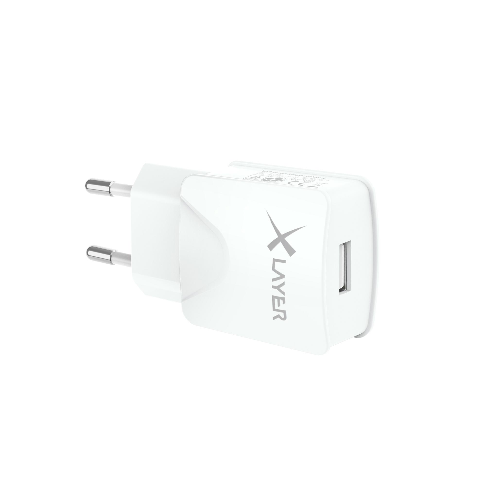 Produktbild Xlayer Ladegerät Colour Line USB Netzteil 2.1A White 2 von 3