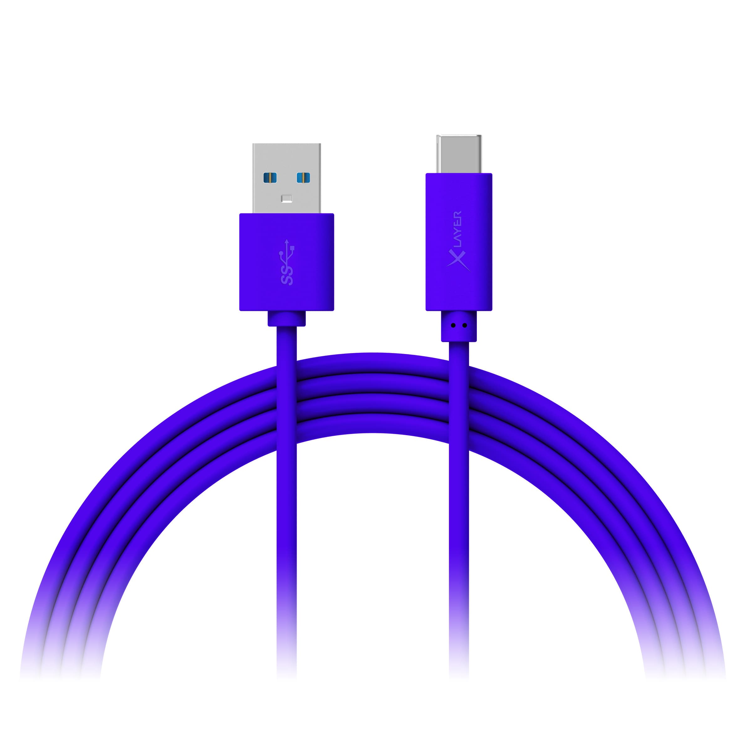 Xlayer Kabel Colour Line Typ C (USB-C) to USB 2.0 1m Blue