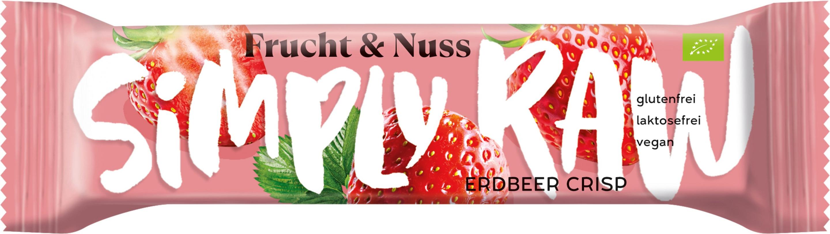 SIMPLY RAW Frucht&Nuss Erdbeer Crisp