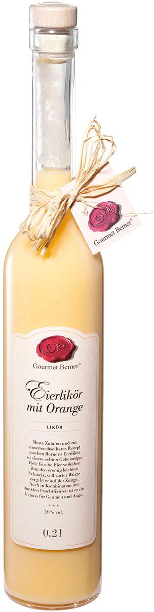 Gourmet Berner Eierlikör mit Orange