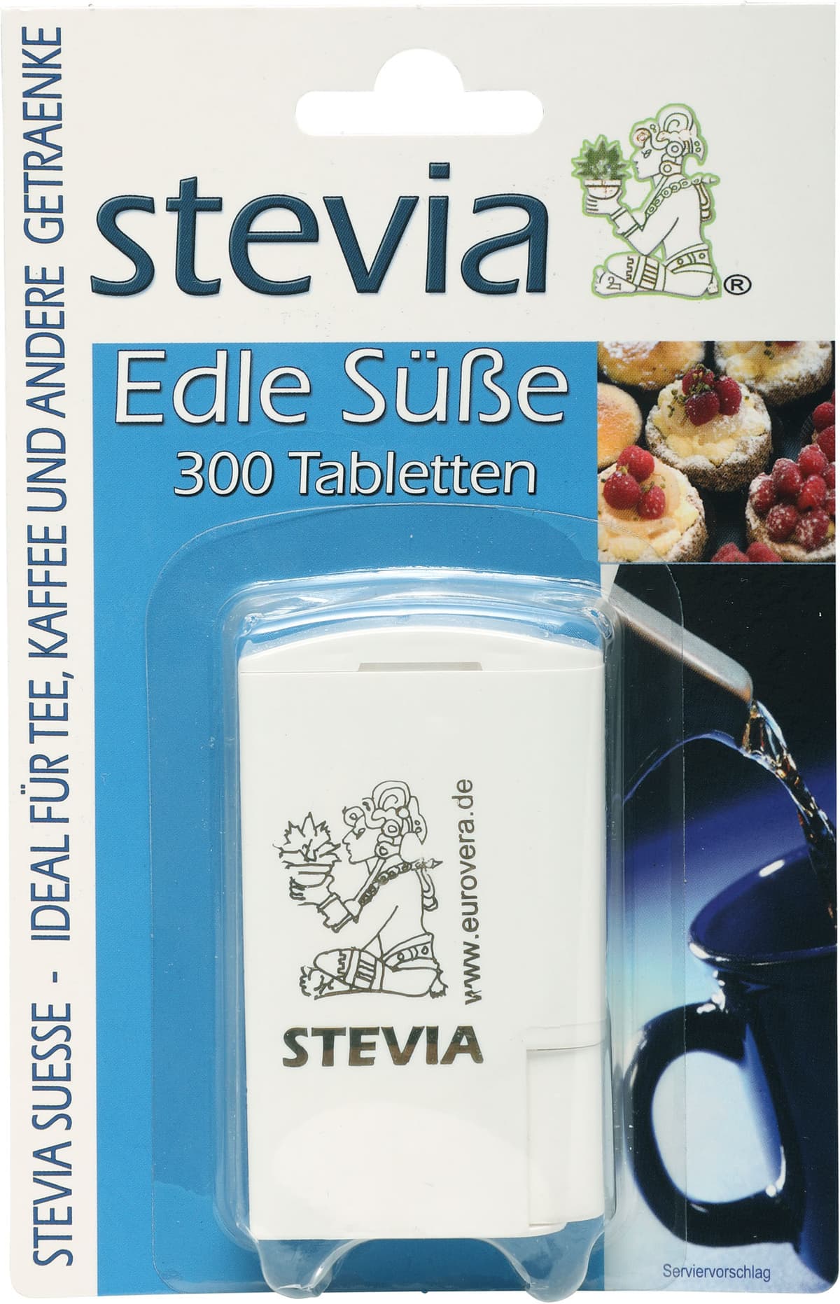 Borchers Süßstofftabletten Stevia 3x120 Tabletten Nachfuellpackung 18g