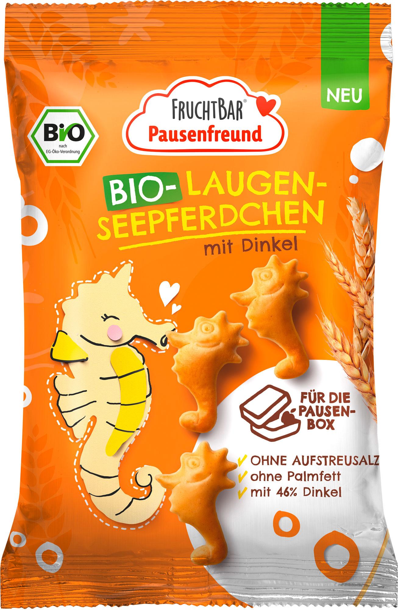 FruchtBar Pausenfreund Bio-Laugen-Seepferdchen