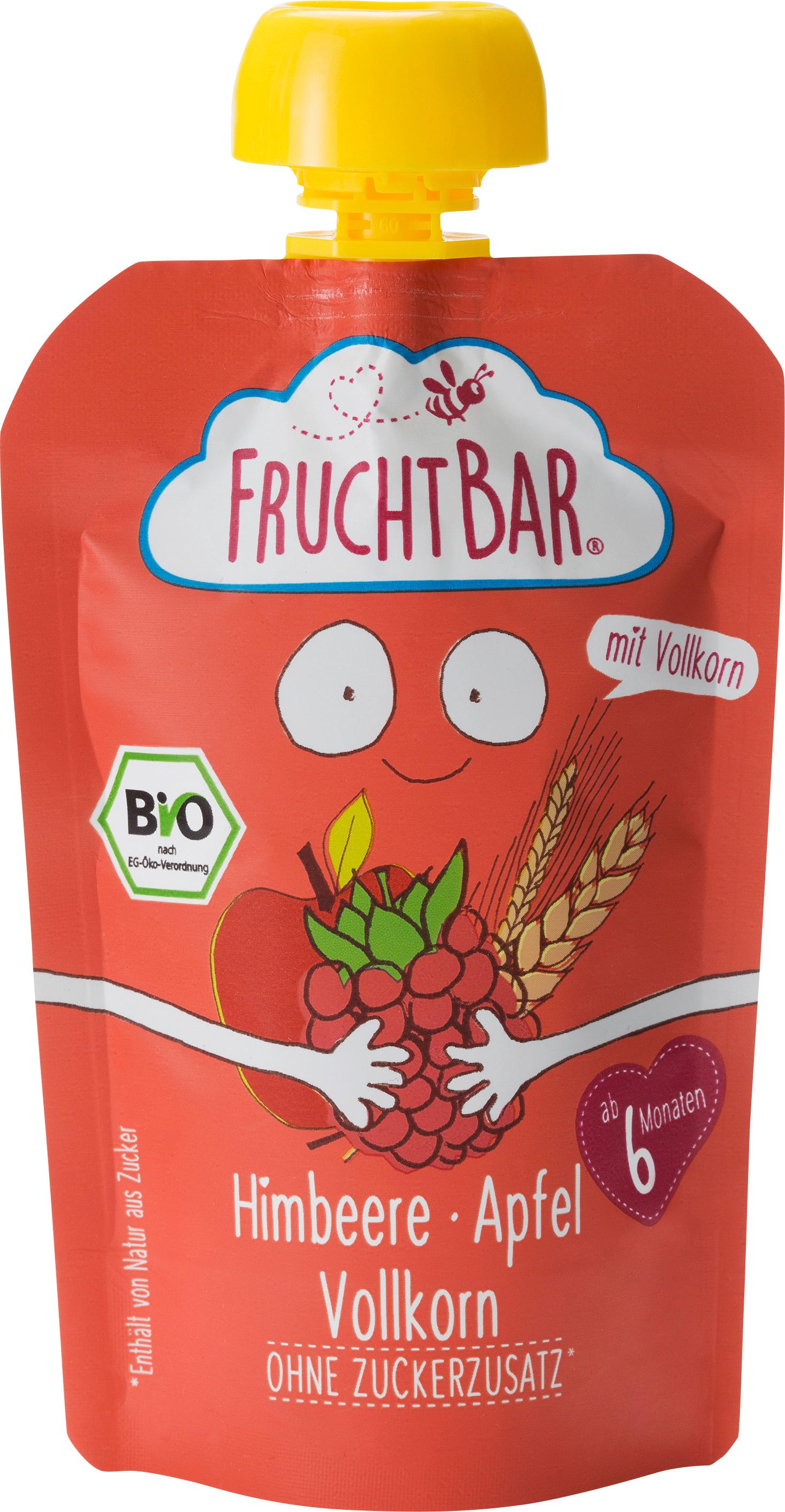 FruchtBar  Quetschie Himbeer Apfel Vollkorn