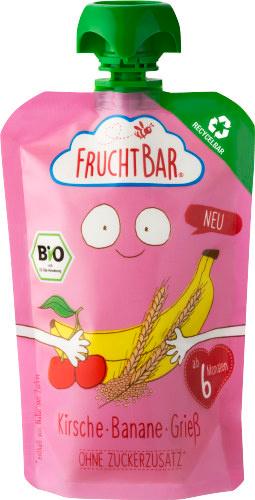 FruchtBar Quetschie Kirsche-Banane-Grieß