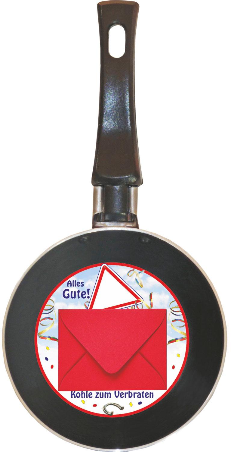 Geldpfännchen als Geldgeschenk - Alles Gute zum Geburtstag -