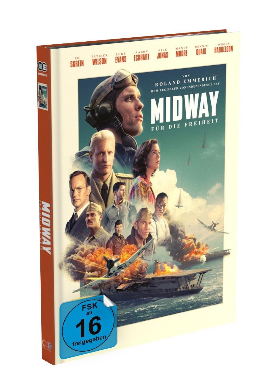 Midway - Für die Freiheit - 2-Disc Mediabook Cover A (4K UHD + BD) Limited 999 Edition – Uncut