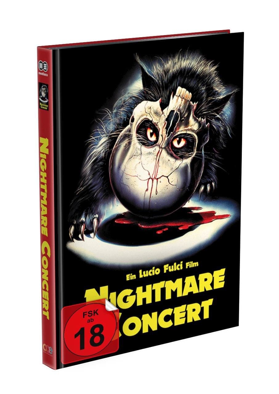 NIGHTMARE CONCERT - 4-Disc Mediabook - Cover B - Limited Edition - Uncut  (Blu-ray + DVD + Bonus-DVD + Soundtrack CD)