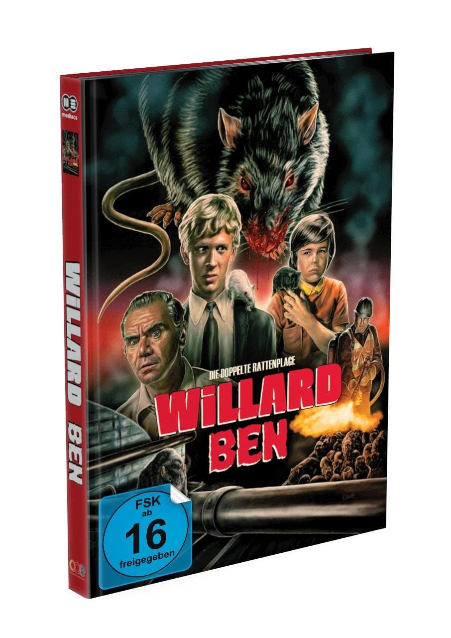 BEN + WILLARD - 2-Disc Mediabook Cover A (Blu-ray + Blu-ray) Limited 999 Edition