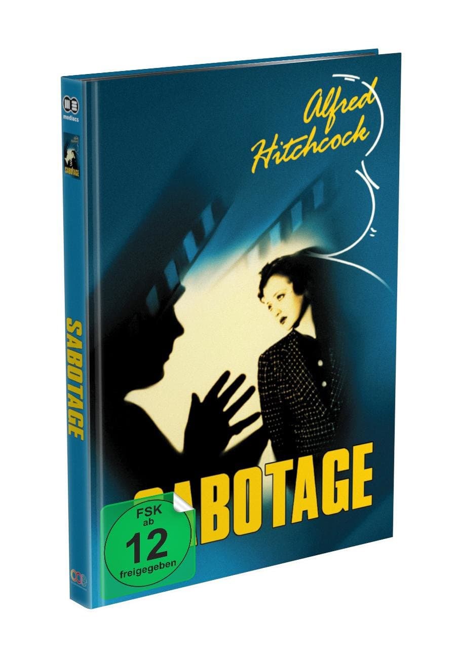 Alfred Hitchcock´s – SABOTAGE - 2-Disc Mediabook Cover D (Blu-ray + DVD) Limited 250 Edition