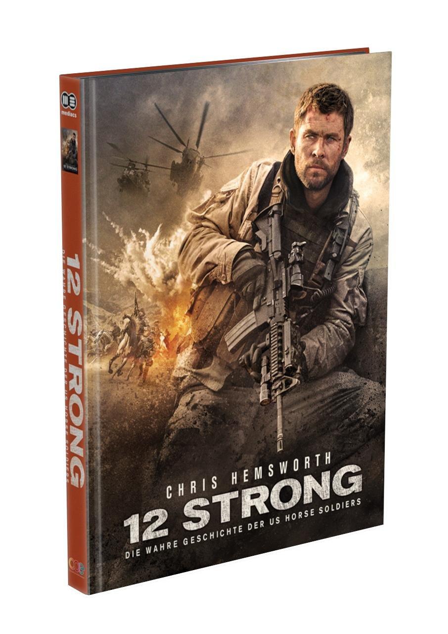 12 STRONG – Die wahre Geschichte der US-Horse Soldiers - 2-Disc Mediabook Cover A (4K UHD + Blu-ray) Limited Edition – Uncut