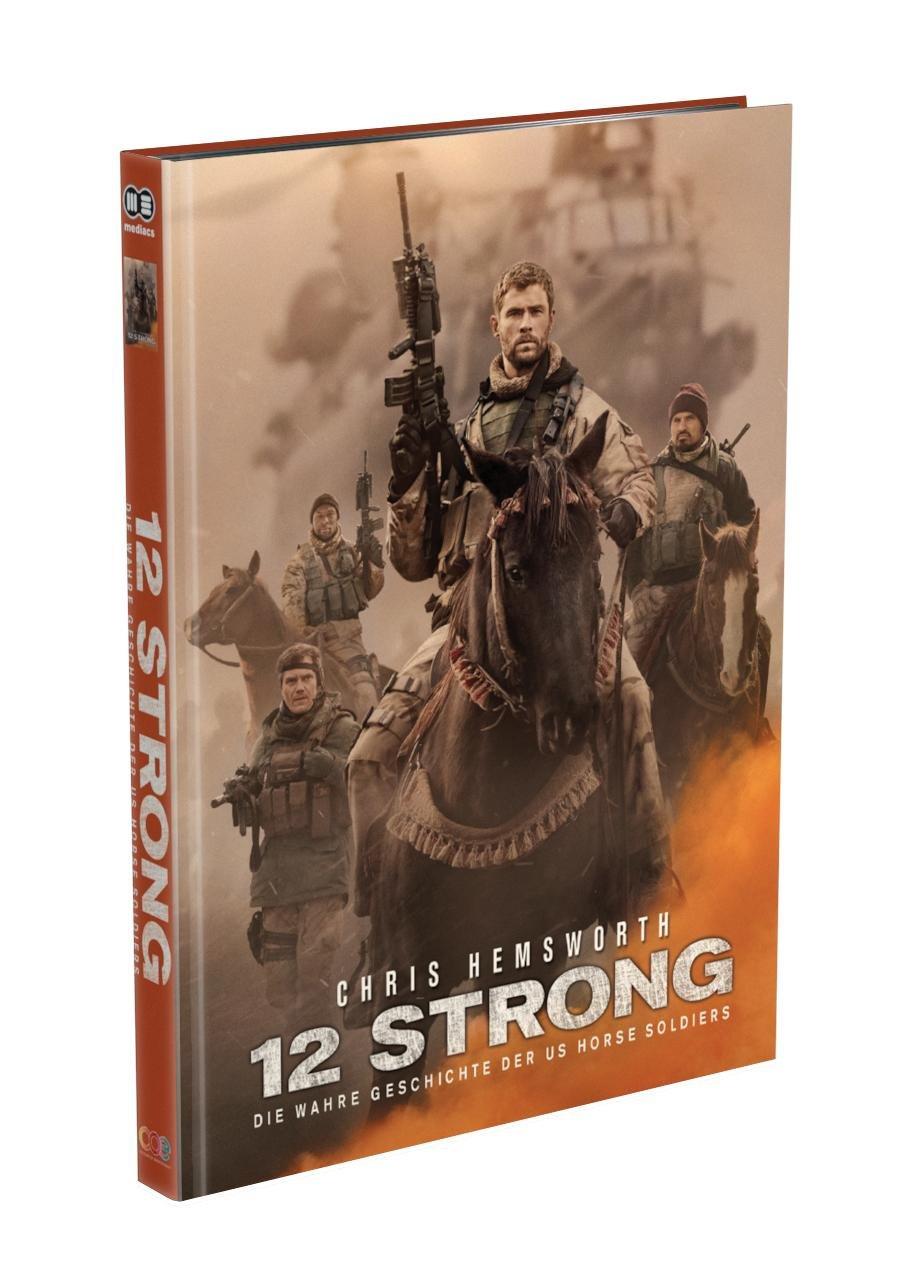 12 STRONG – Die wahre Geschichte der US-Horse Soldiers - 2-Disc Mediabook Cover B (4K UHD + Blu-ray) Limited Edition – Uncut
