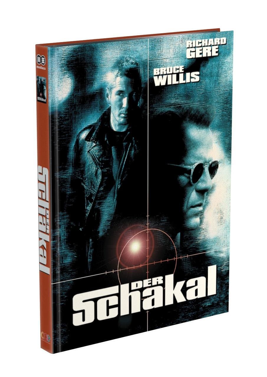 DER SCHAKAL - 2-Disc Mediabook Cover A (Blu-ray + DVD) Limited 500 Edition – Uncut