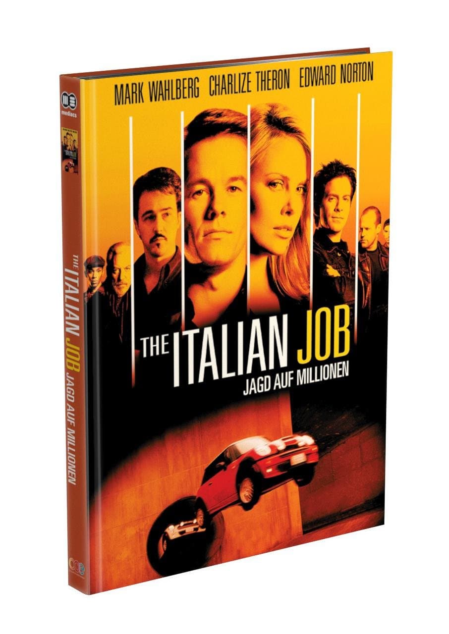 THE ITALIAN JOB – Jagd auf Millionen - 2-Disc Mediabook Cover A (Blu-ray + DVD) Limited 500 Edition – Uncut