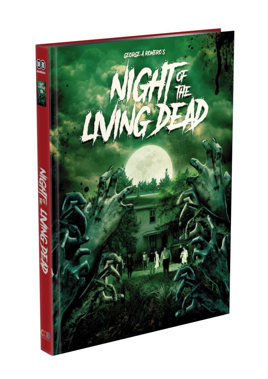 DIE NACHT DER LEBENDEN TOTEN (1968) (Neue Synchro) - 2-Disc Mediabook Cover B (Blu-ray + DVD) Limited 500 Edition - Uncut