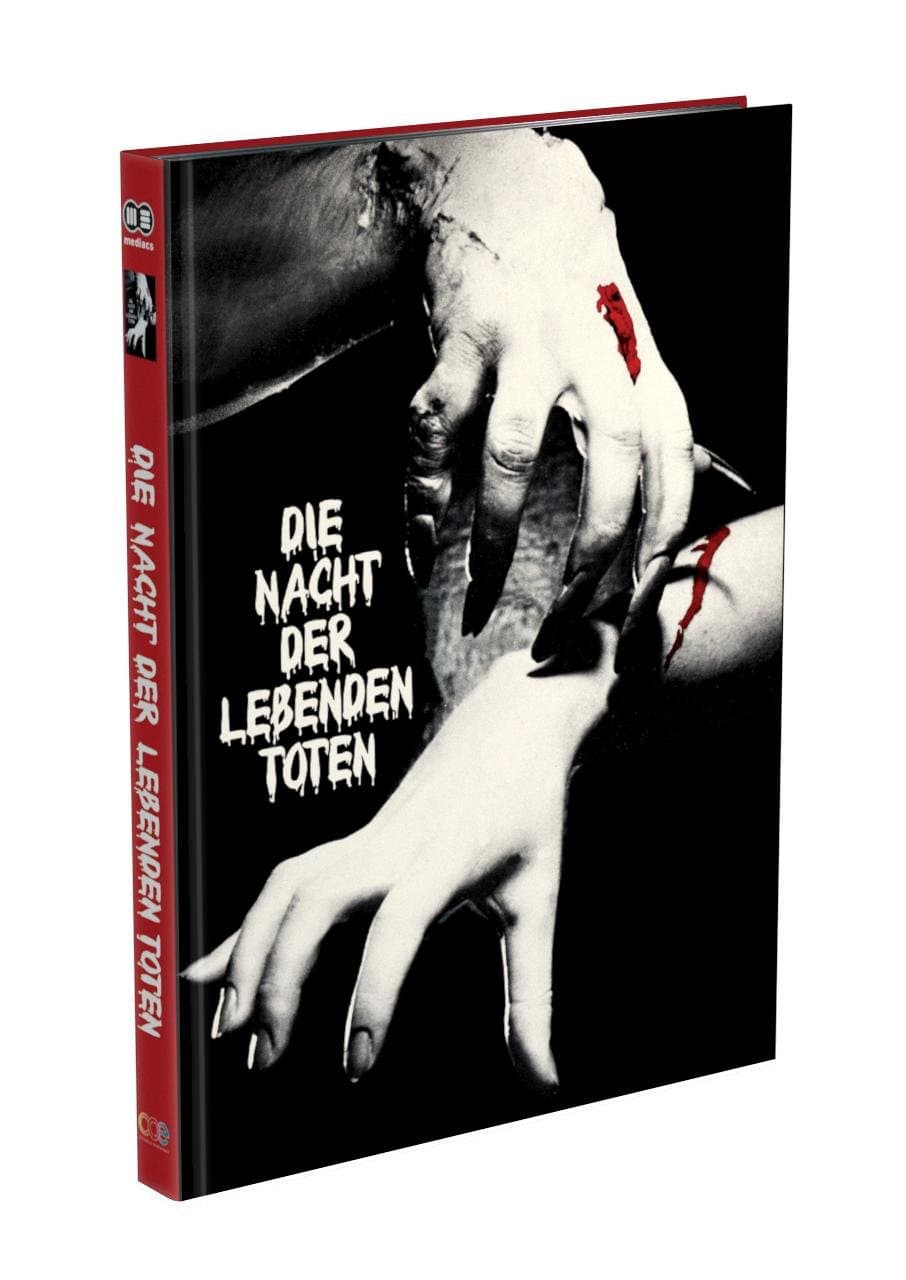 DIE NACHT DER LEBENDEN TOTEN (1968) (Neue Synchro) - 2-Disc Mediabook Cover D (Blu-ray + DVD) Limited 500 Edition - Uncut