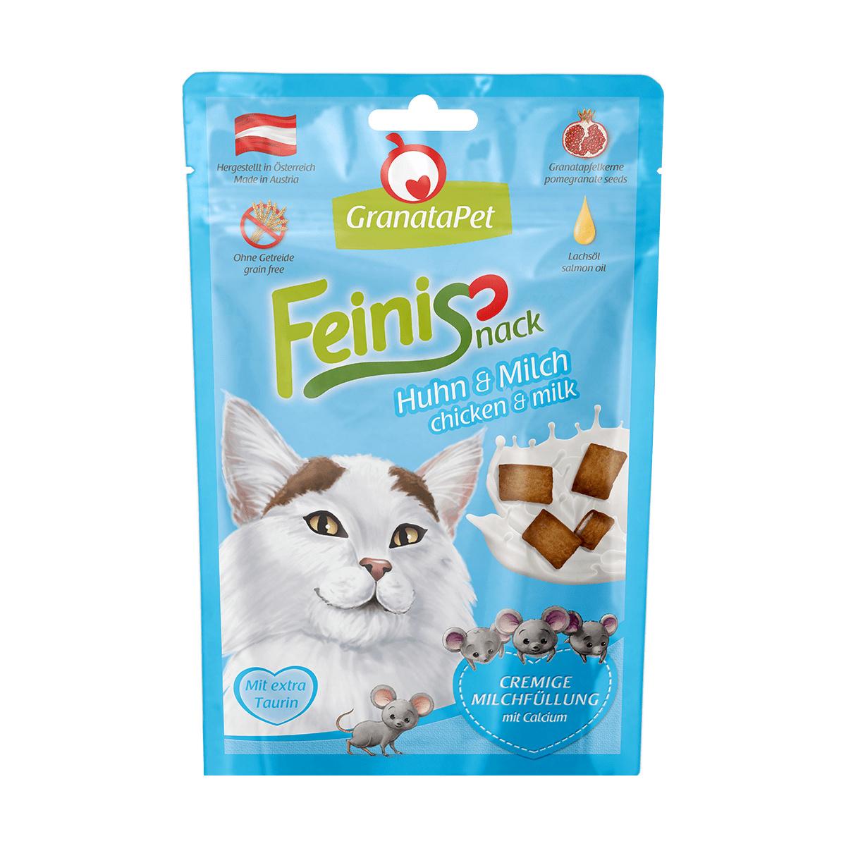 GranataPet Katzensnacks Huhn&Milch