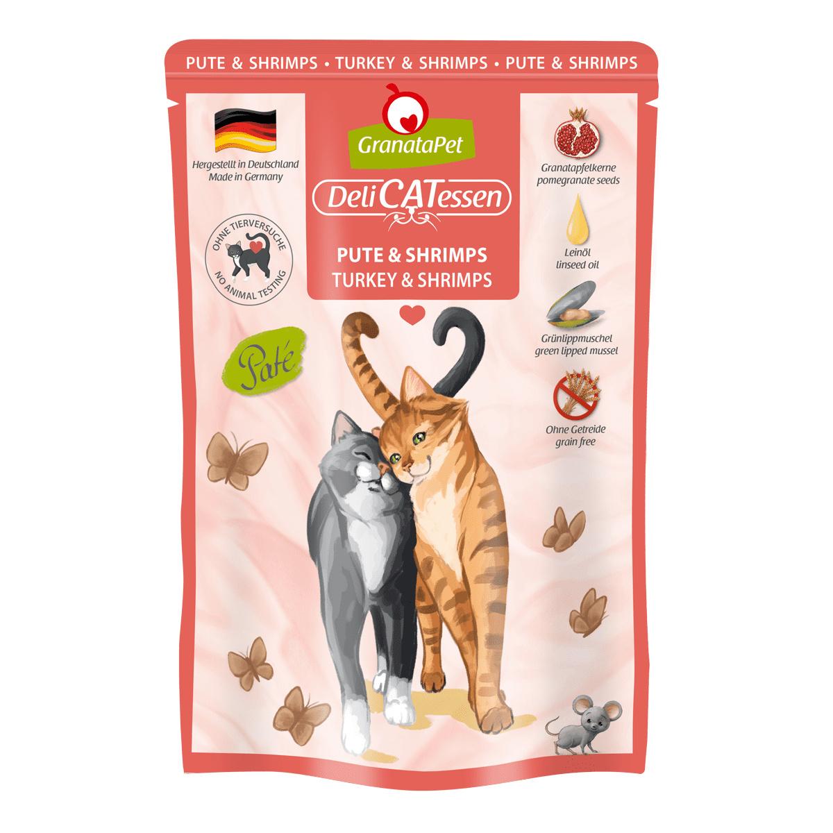 GranataPet Katzennassfutter Pute und Shrimps