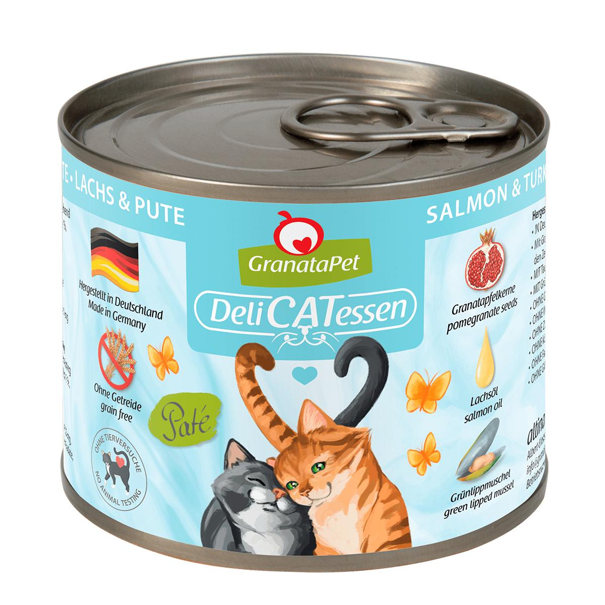 GranataPet Katzennassfutter Lachs und Pute