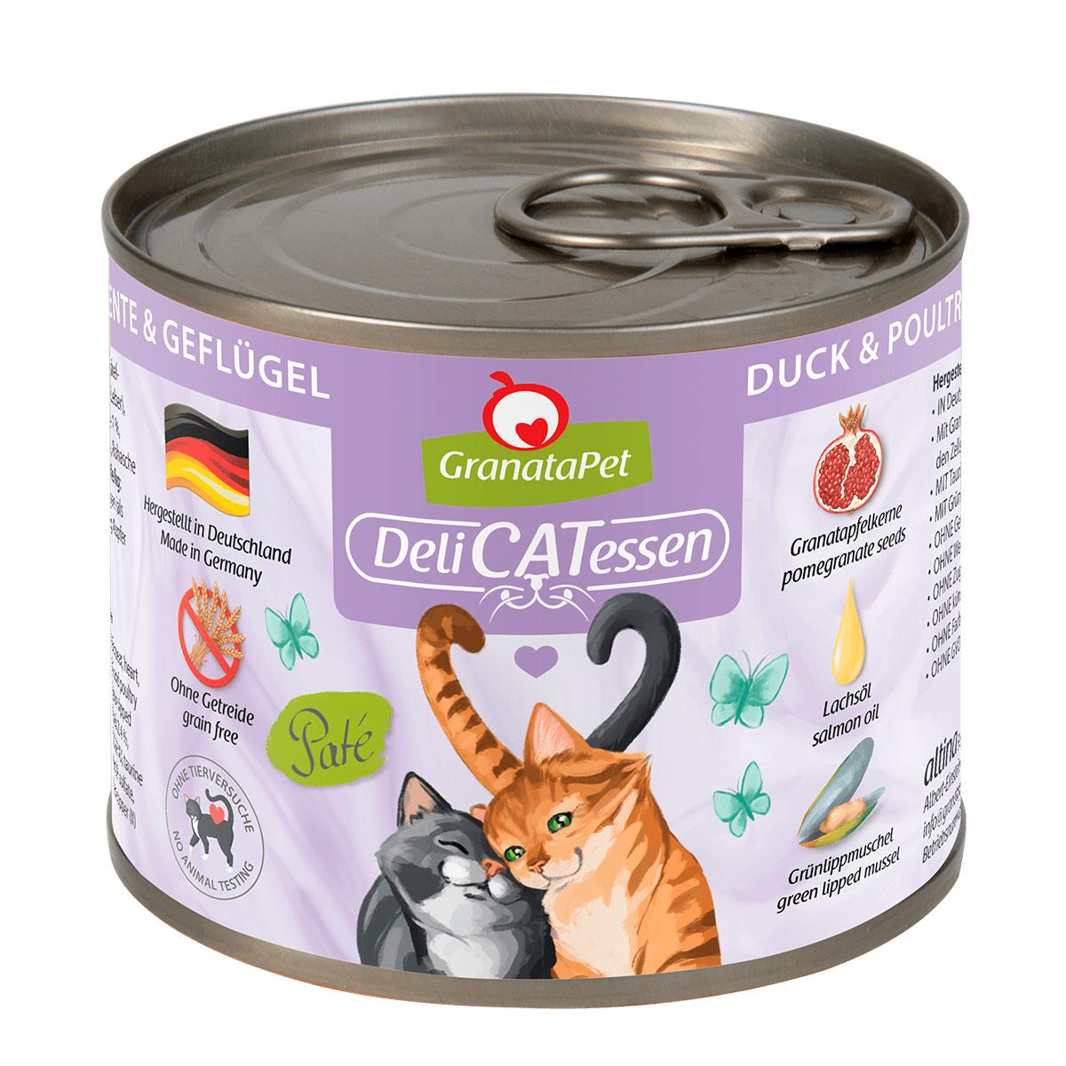 GranataPet Katzennassfutter Ente und Geflügel