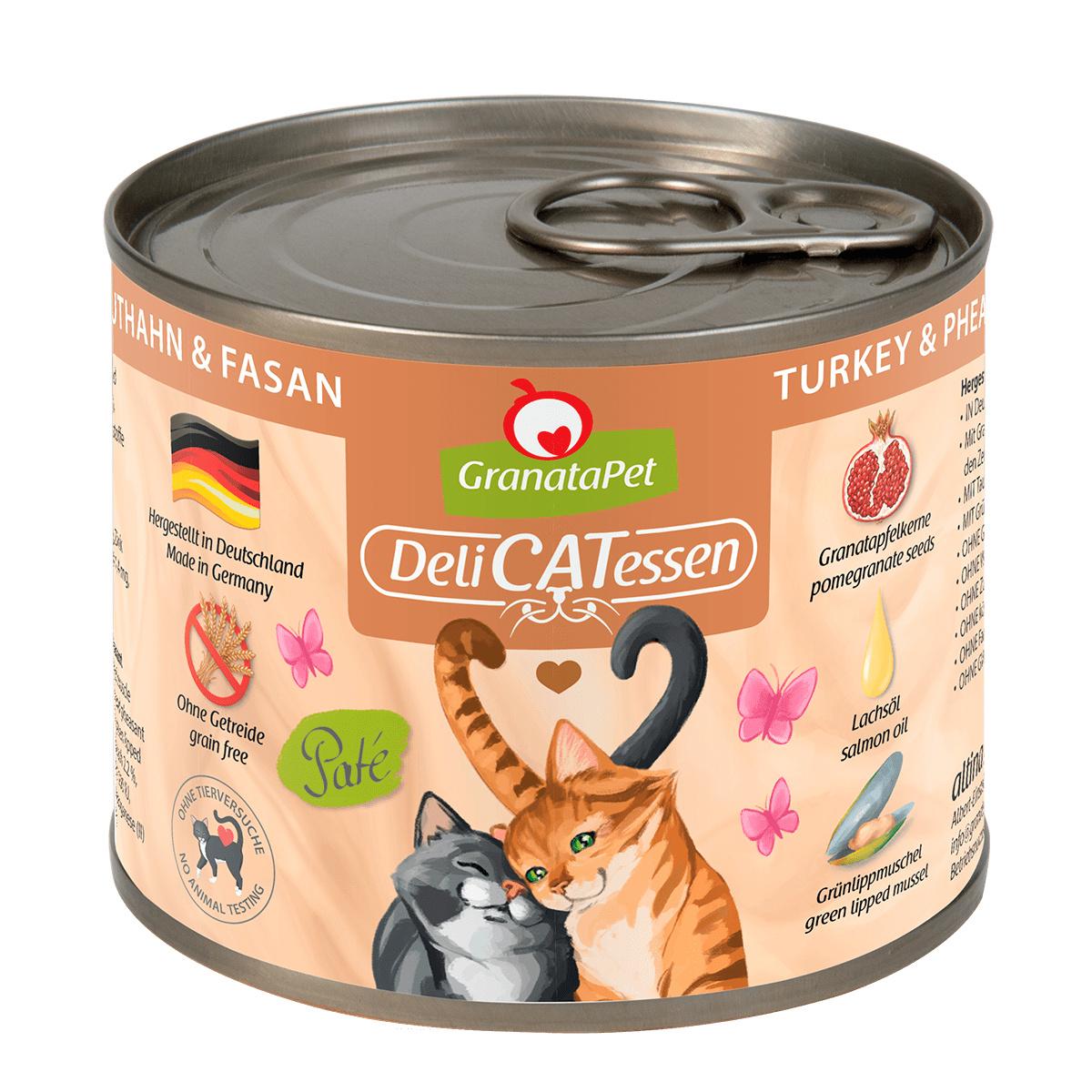 GranataPet Katzennassfutter Truthahn und Fasan