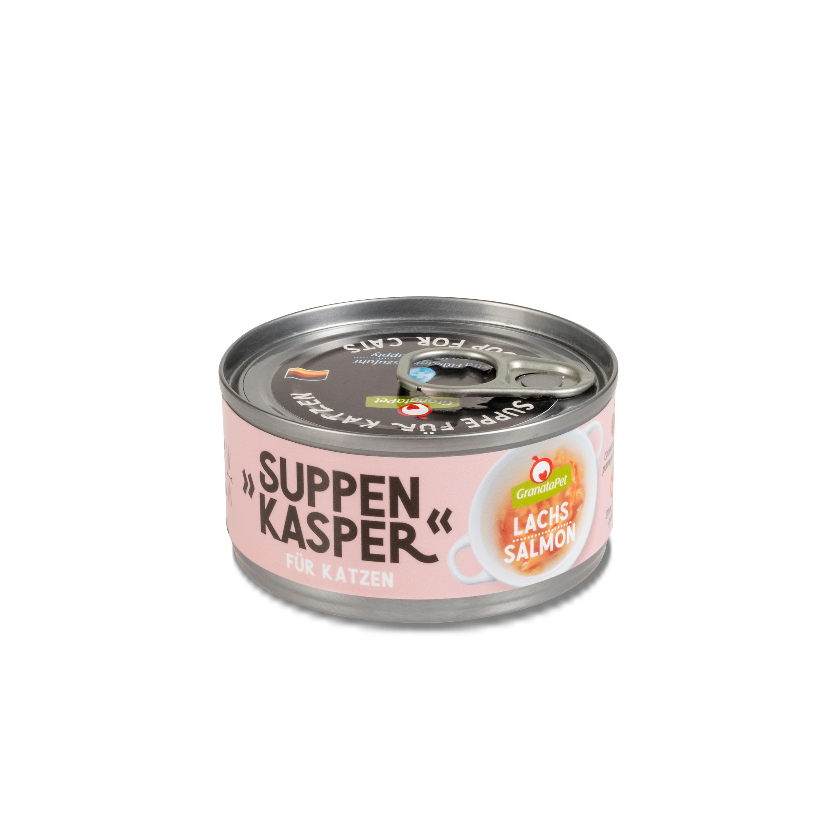 GranataPet Katzenfutter Suppe mit Lachs