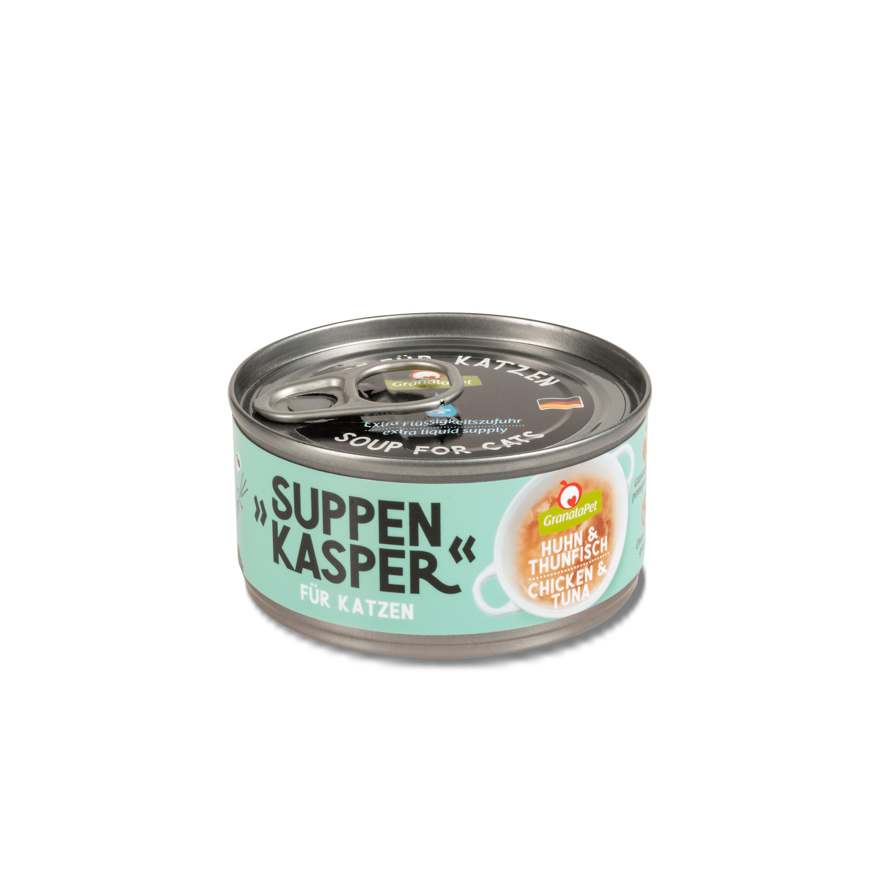 GranataPet Katzenfutter Suppe mit Huhn&Thunfisch