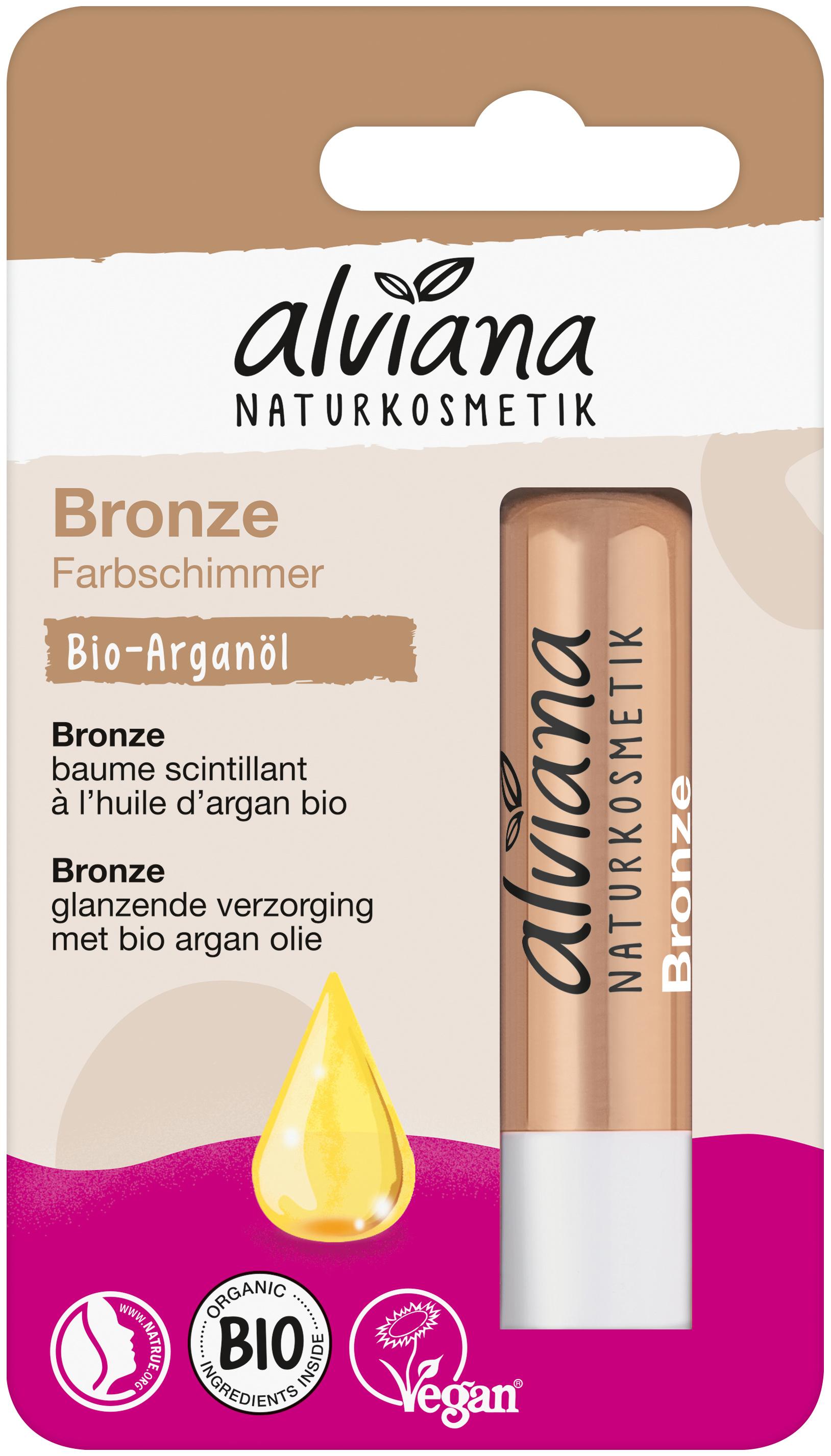 alviana Lippenpflegestift Bronze