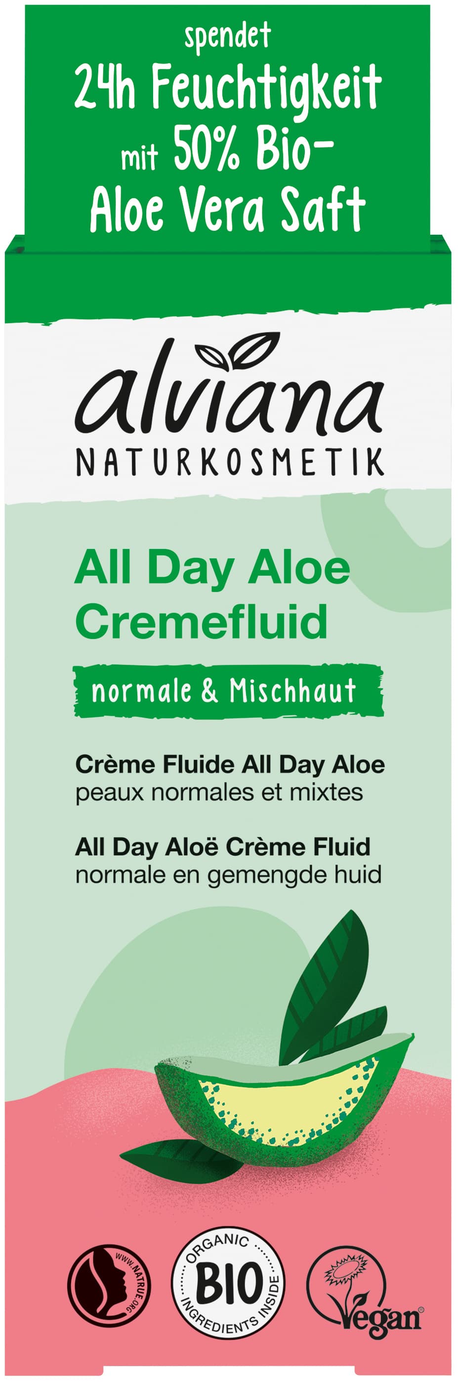 Produktbild alviana All Day Aloe Cremefluid Tagespflege 2 von 2