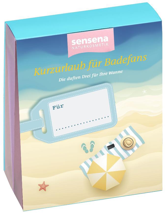 sensena NATURKOSMETIK Bade-Trio Kurzurlaub für Badefans