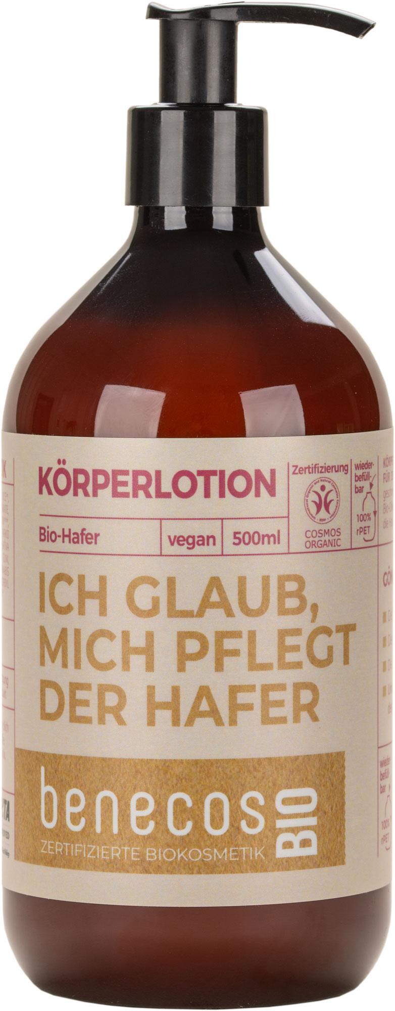 benecos BIO Körperlotion Bio-Hafer