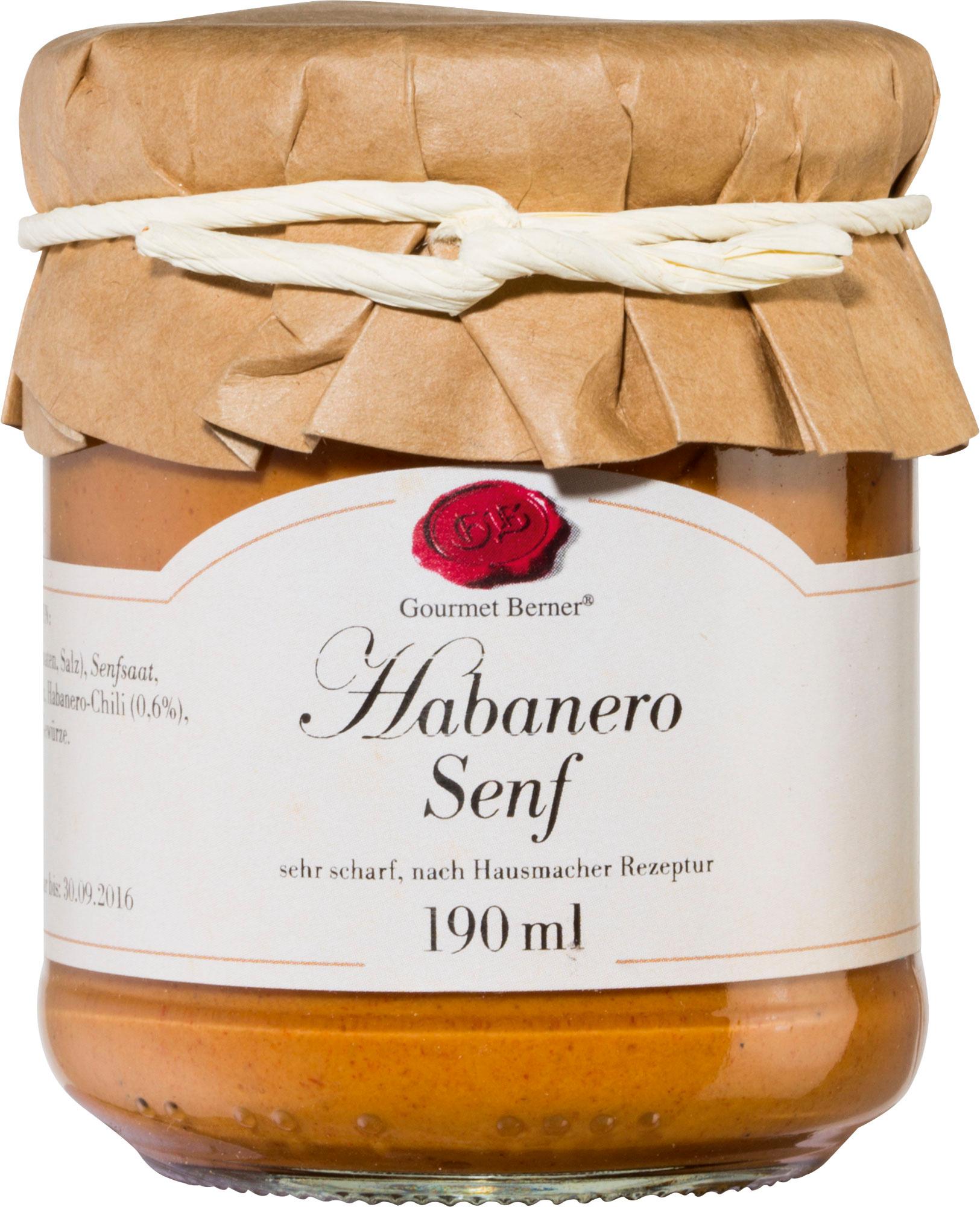 Gourmet Berner Habanero Senf
