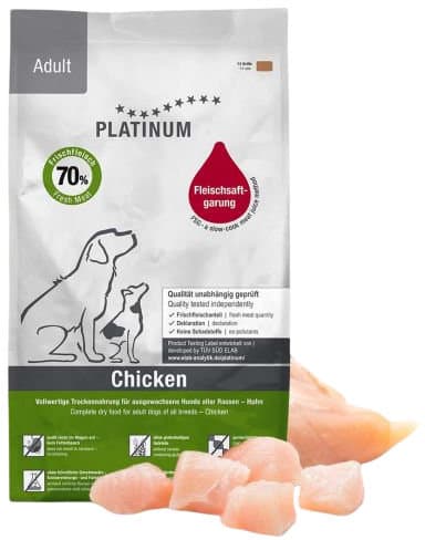 PLATINUM Hundetrockenfutter Chicken