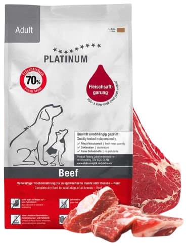 PLATINUM Hundetrockenfutter Beef
