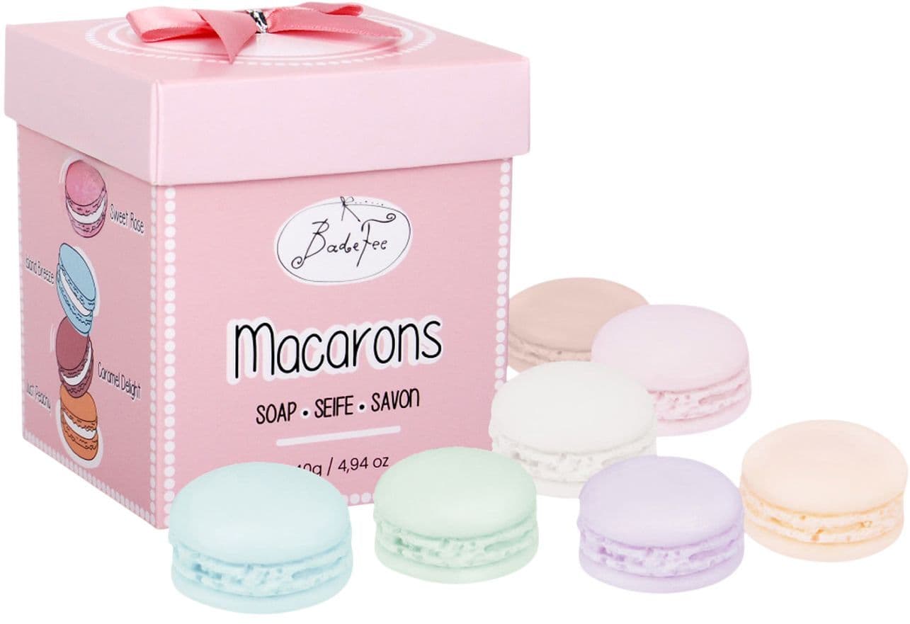 BadeFee Geschenkset Seifen Macarons