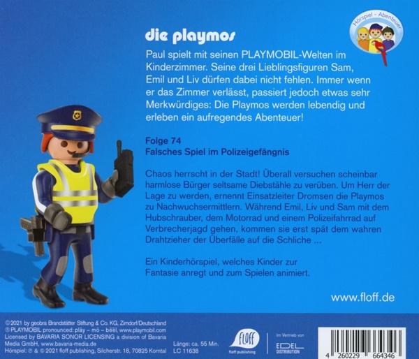 Produktbild Die Playmos-(74)Falsches Spiel Im Polizeigefängnis 3 von 3