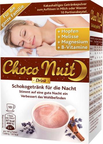 Choco Nuit Drink Schokogetränk für eine gute Nacht