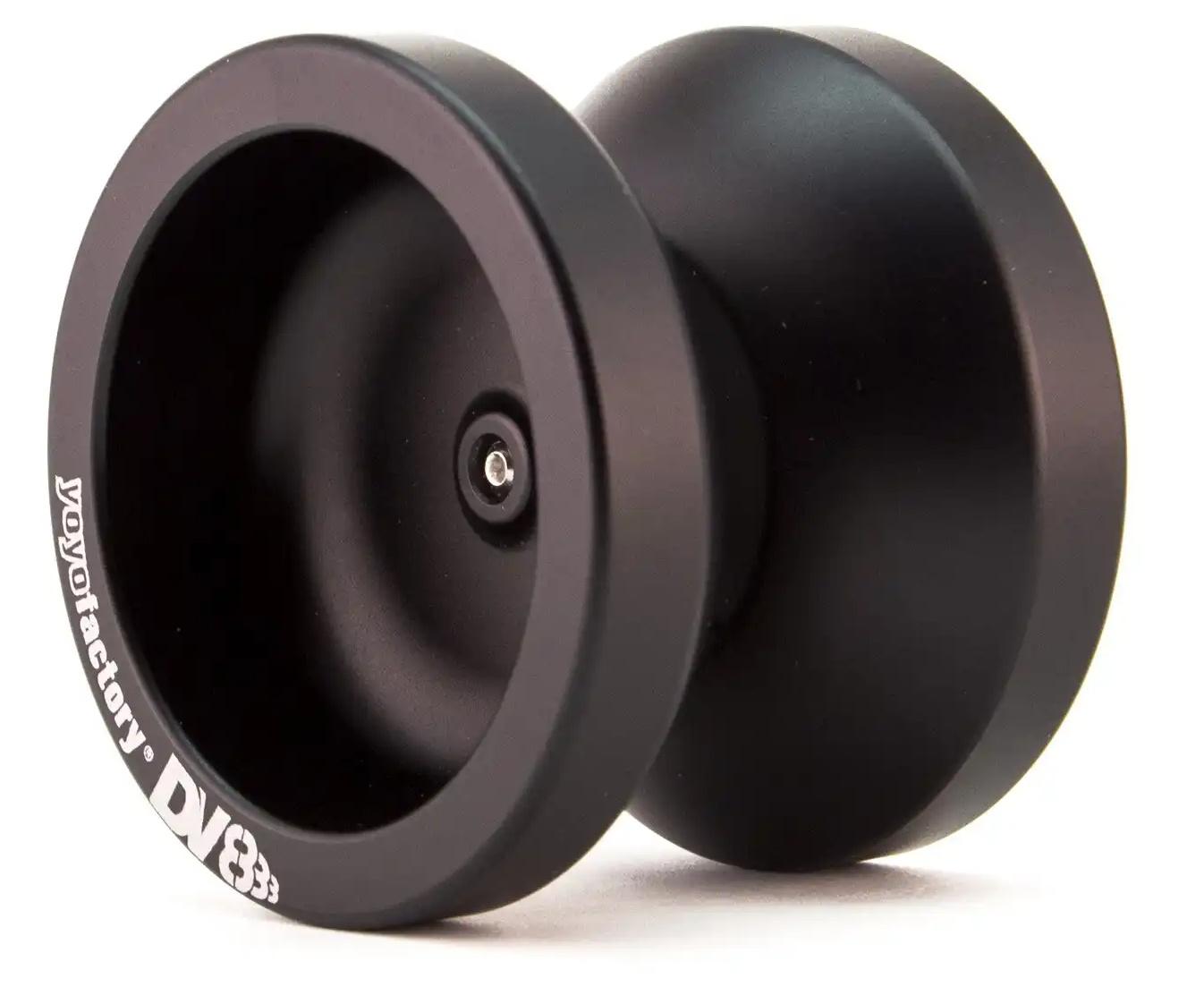 Produktbild YoYoFactory DV888 - YoYo für Beginner Fortgeschrittene und Profis Ø 50 mm B 40.5 mm 67 g schwarz mit patentiertem Spielsystem 4 von 5