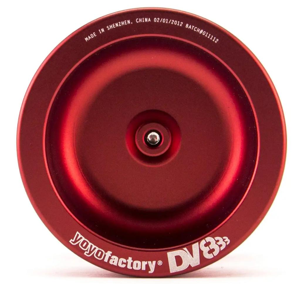 Produktbild YoYoFactory DV888 - YoYo für Beginner Fortgeschrittene und Profis Ø 50 mm B 40.5 mm 67 g rot mit patentiertem Spielsystem 4 von 4