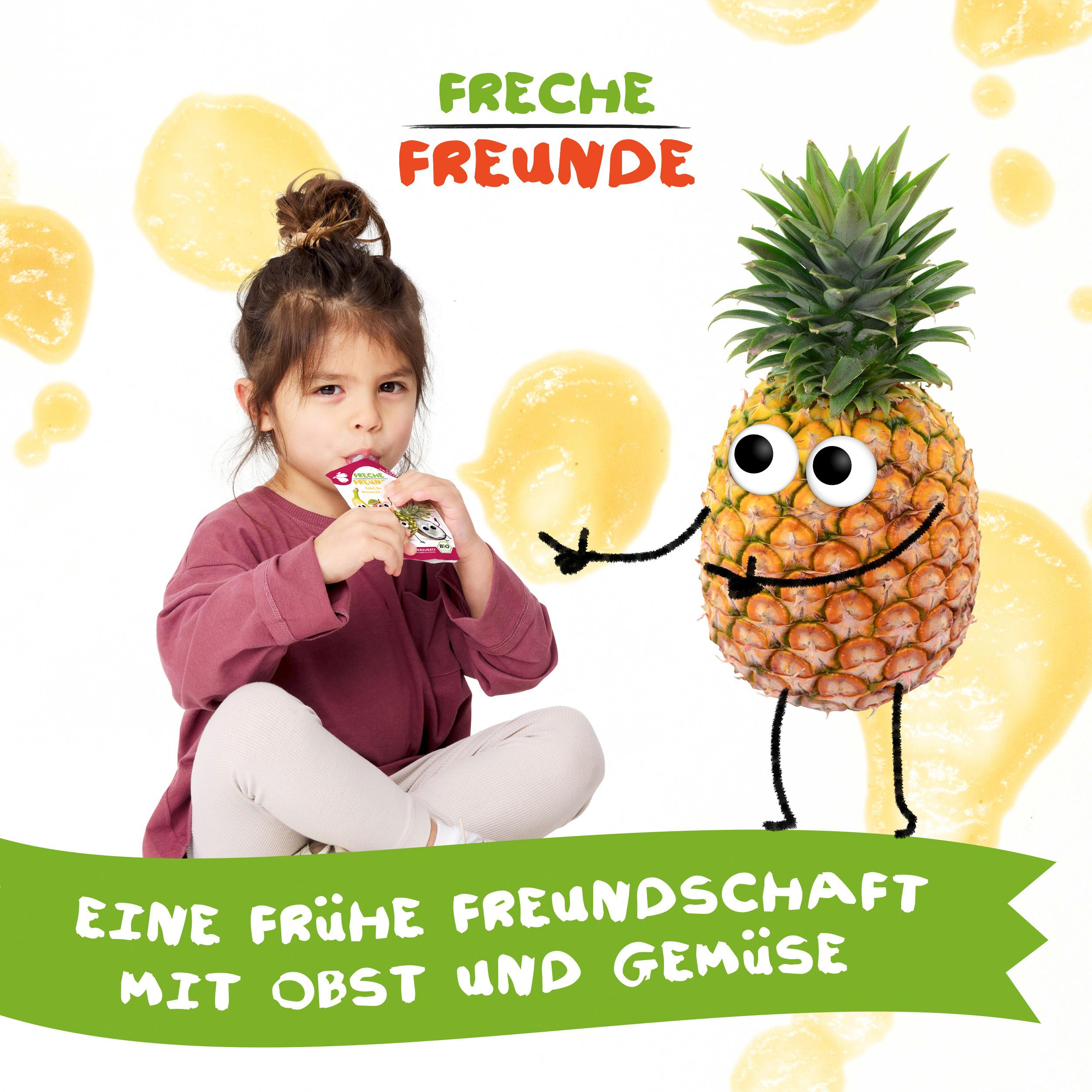 Produktbild Freche Freunde Bio Quetschie 100% Apfel, Banane, Ananas&Kokosnuss 3 von 10