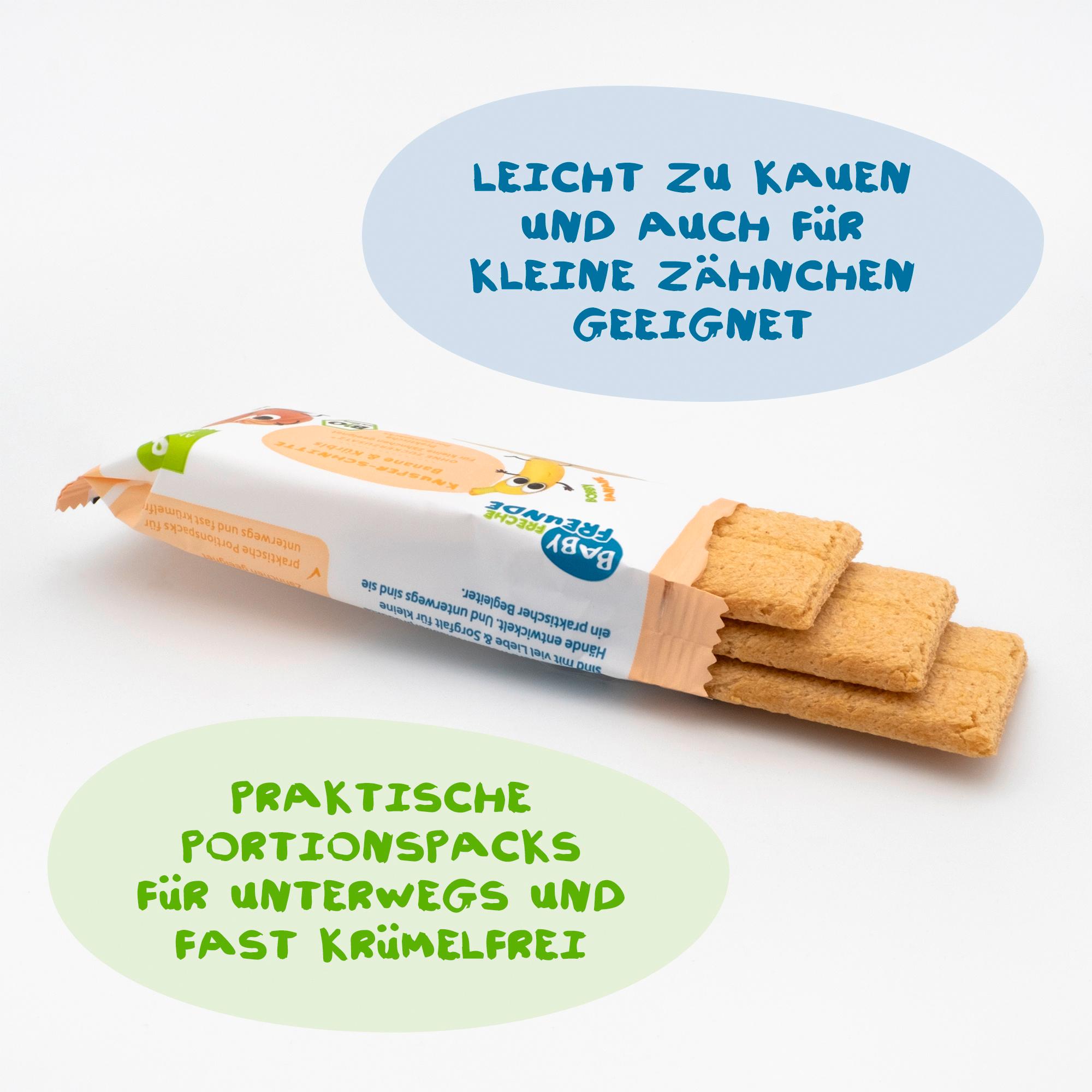 Produktbild Freche Freunde Bio Knusper-Schnitte Banane&Kürbis 9 von 9