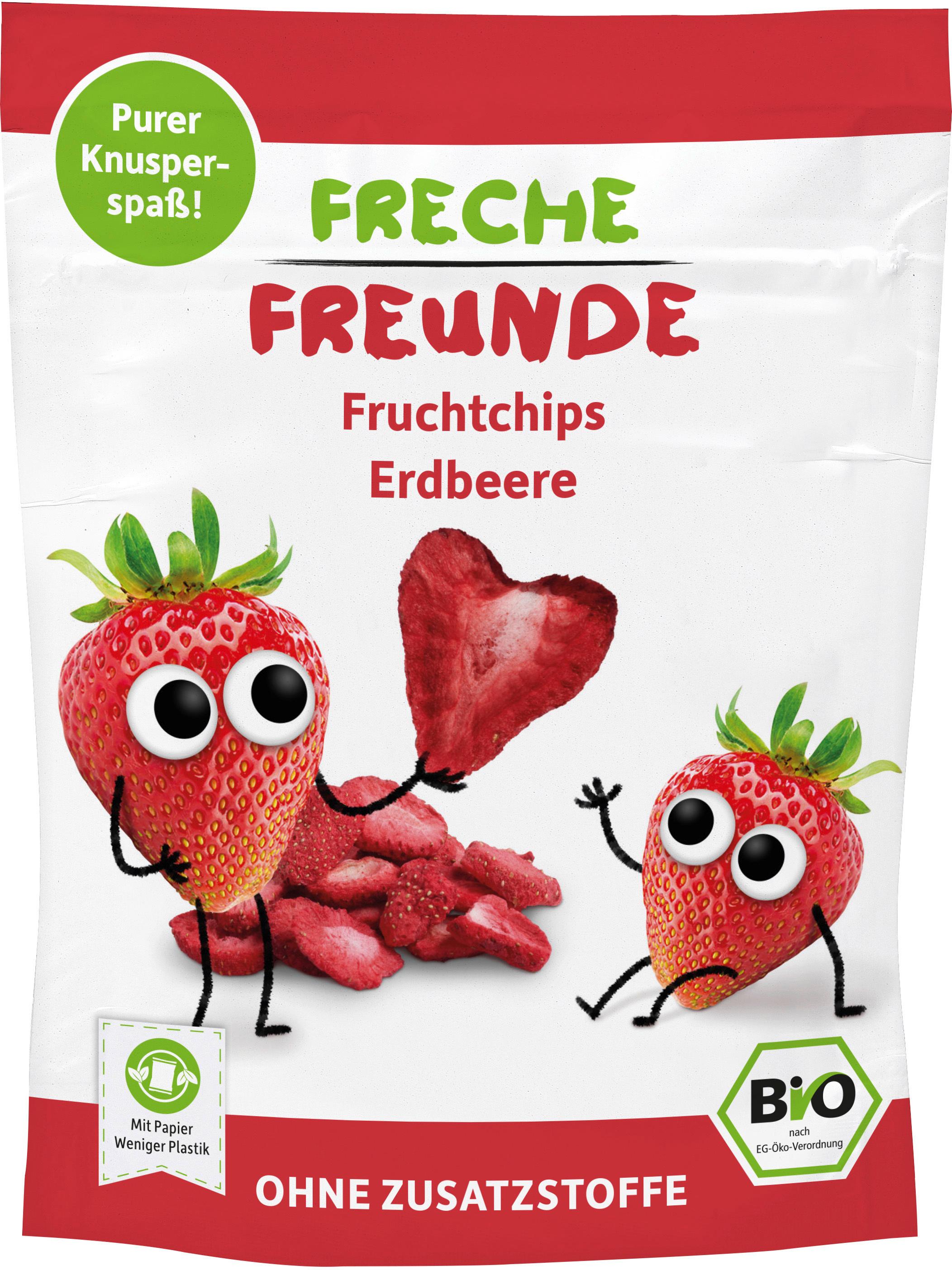 Freche Freunde Bio Fruchtchips 100% Erdbeere