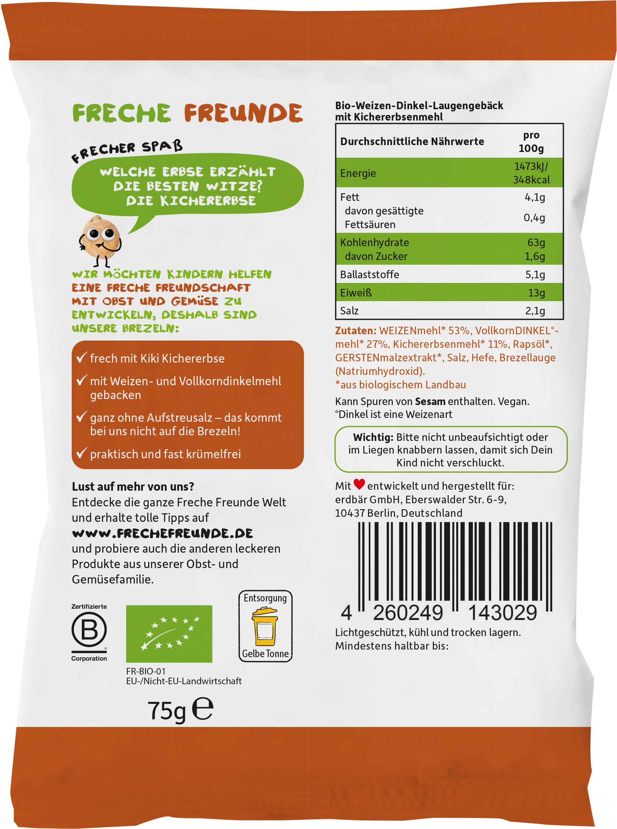 Produktbild Freche Freunde Brezel Kichererbse 2 von 10