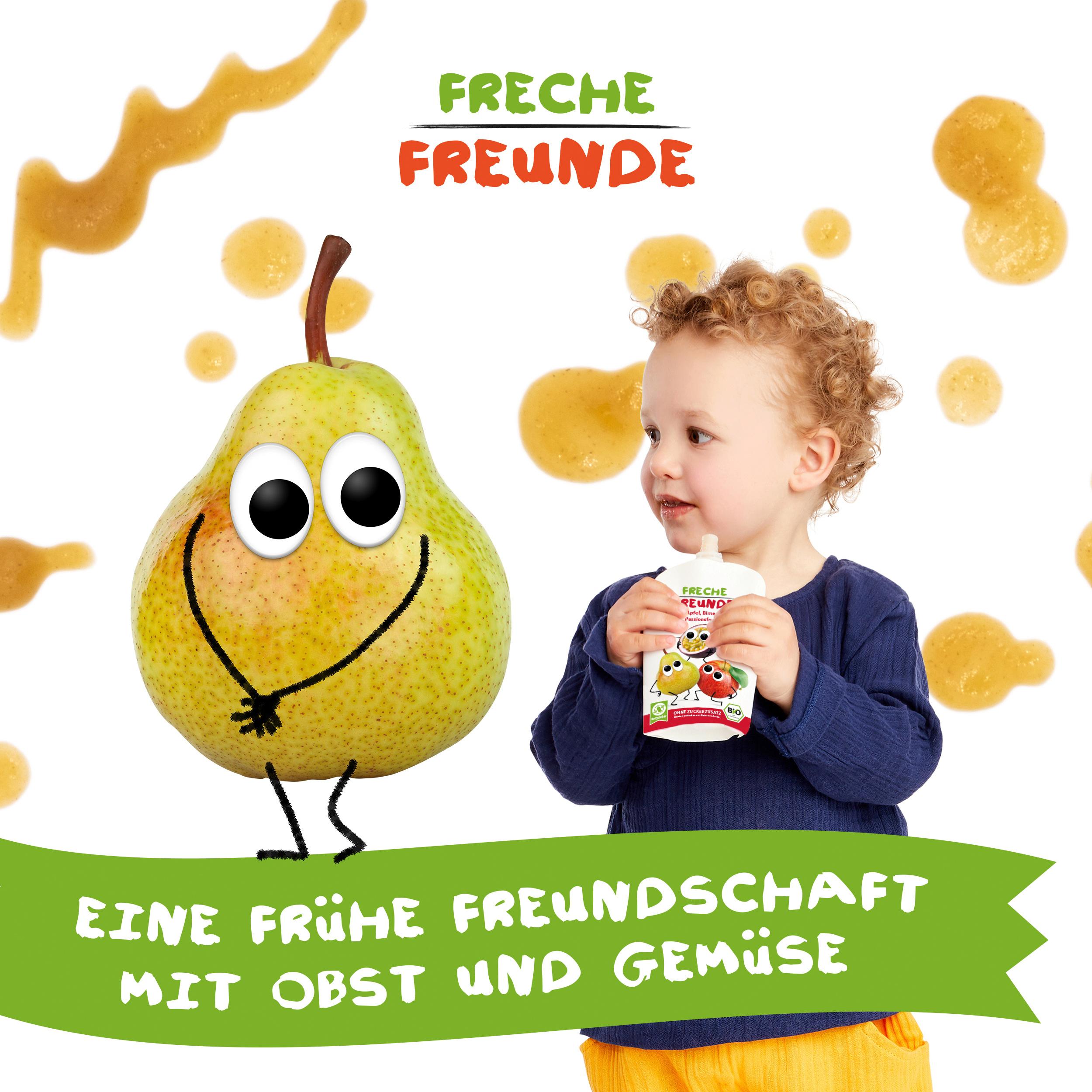 Produktbild Freche Freunde Quetschie Apfel, Birne&Passionsfrucht 8 von 19