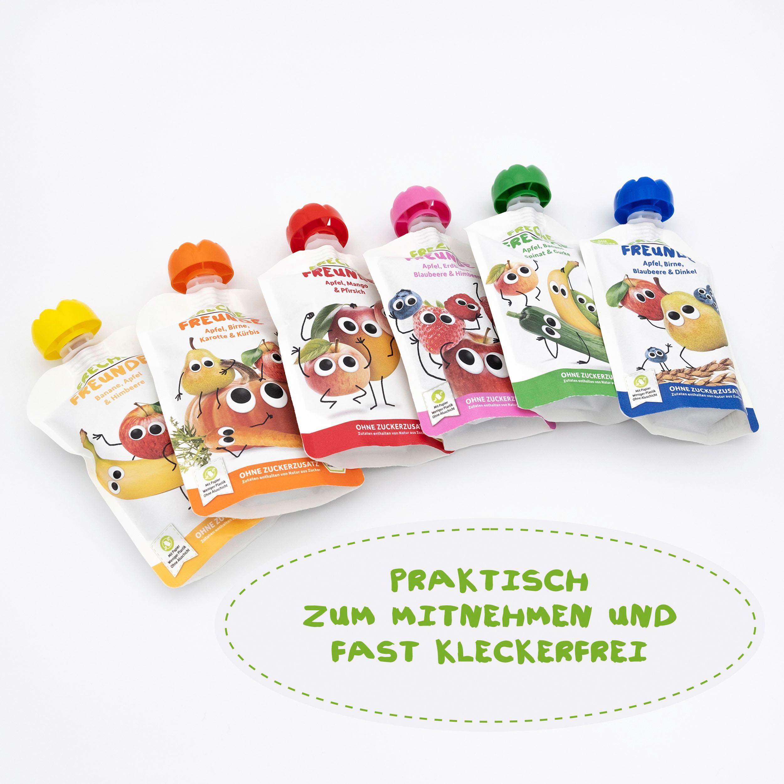 Produktbild Freche Freunde Quetschie Apfel, Birne&Passionsfrucht 5 von 19